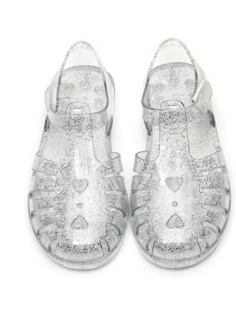 Girls' Waterproof Jelly Sandals - Breathable Flat Beach Shoes for Toddlers